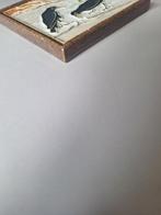 Tegel - Cloisonne tegel 2 kraaien - Porceleyne Fles - L.E.F.