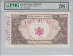 1946 Romania P 57a 10 000 Lei Pmg 58 Epq, Postzegels en Munten, Verzenden, België