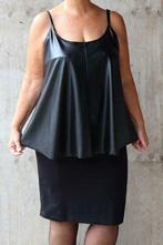 Singlet Mat fashion kort leatherlook maat 50, Verzenden, Nieuw