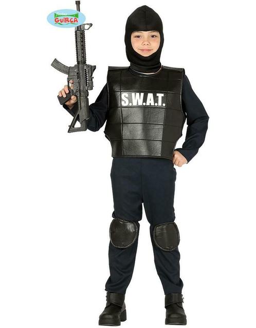 SWAT kostuum kind, Hobby en Vrije tijd, Feestartikelen, Ophalen of Verzenden