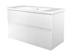 Quick-Greeploos meubel onderkast + wastafel 80 cm glans-wit, Ophalen of Verzenden, Nieuw