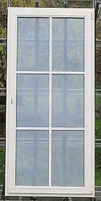 pvc terrasraam , raam 99 x 214  creme / gouden eik, Doe-het-zelf en Bouw, Nieuw, Deurkozijn, Kunststof, 150 tot 225 cm