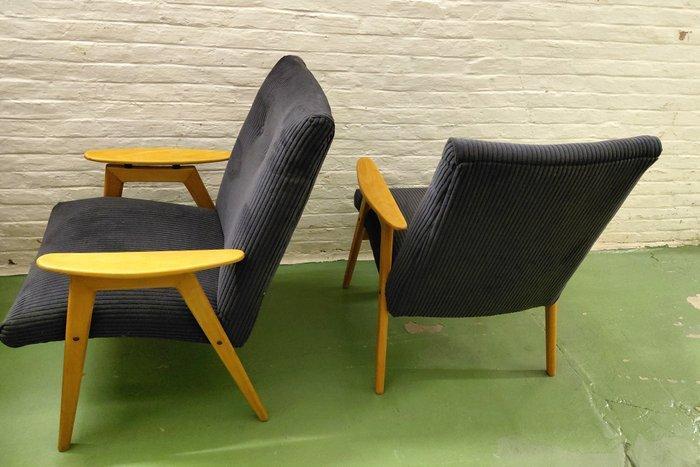 Ton - Fauteuil (2) - Beuken, Antiek en Kunst, Antiek | Meubels | Stoelen en Sofa's