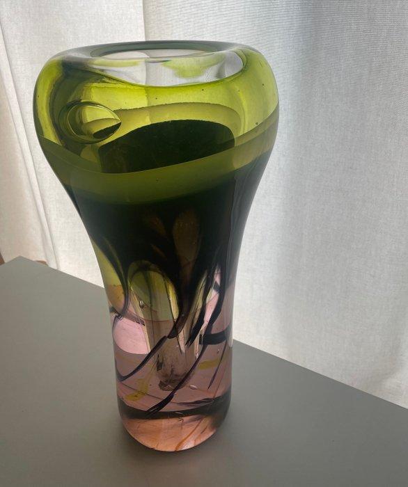 Jaroslav Svoboda - Vaas - H. 36 cm - Kristal, Antiek en Kunst, Antiek | Glaswerk en Kristal