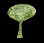 Oud-Romeins Handspiegel in brons - 1e / 3e eeuw na Christus, Antiek en Kunst