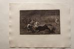 Francisco de Goya (1746-1828), after - La Tauromaquia Blatt:, Antiek en Kunst