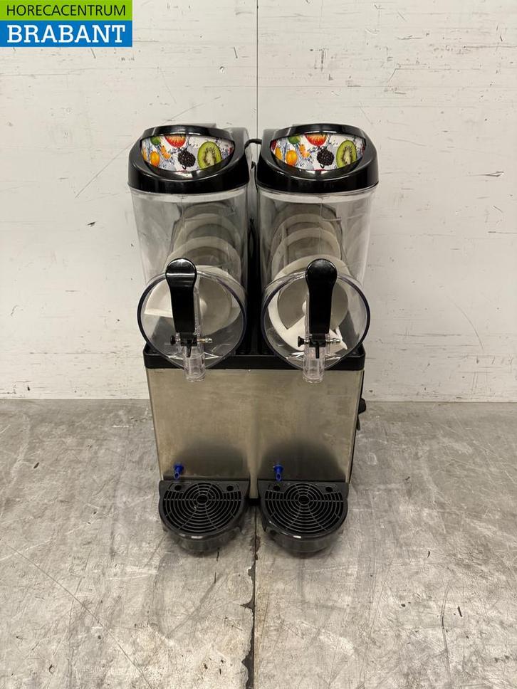 RVS Slushmachine Granita Machine 2 x 12 liter 230V Horeca, Zakelijke goederen, Horeca | Keukenapparatuur, Ophalen of Verzenden