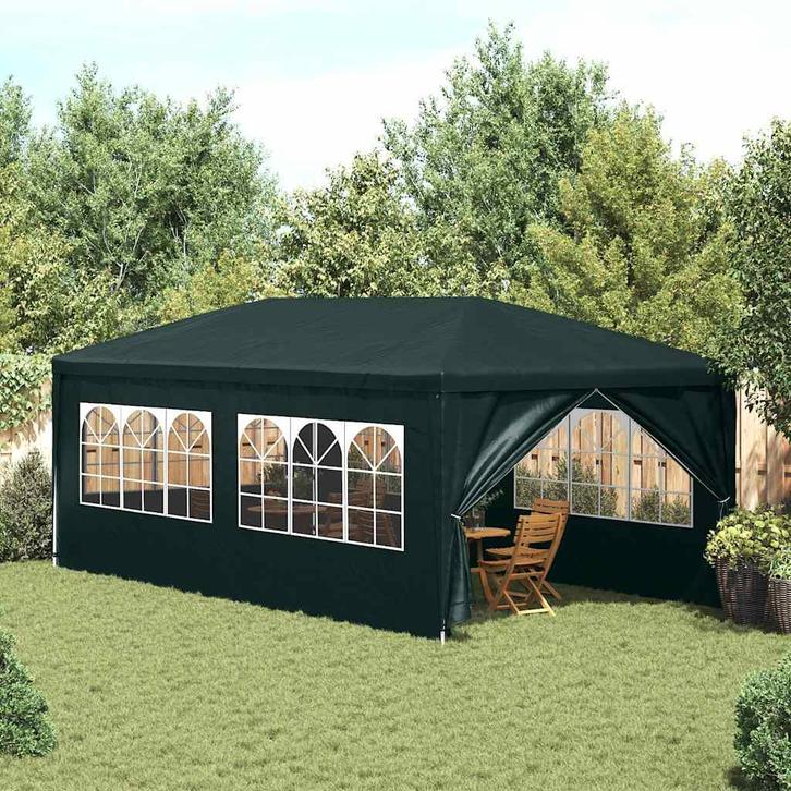 vidaXL Partytent 3x6 m groen, Tuin en Terras, Partytenten, Nieuw, Verzenden