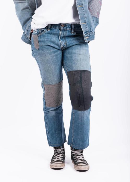 Upcycled Jeans by URC + BYBORRE, Kleding | Dames, Spijkerbroeken en Jeans, Ophalen of Verzenden