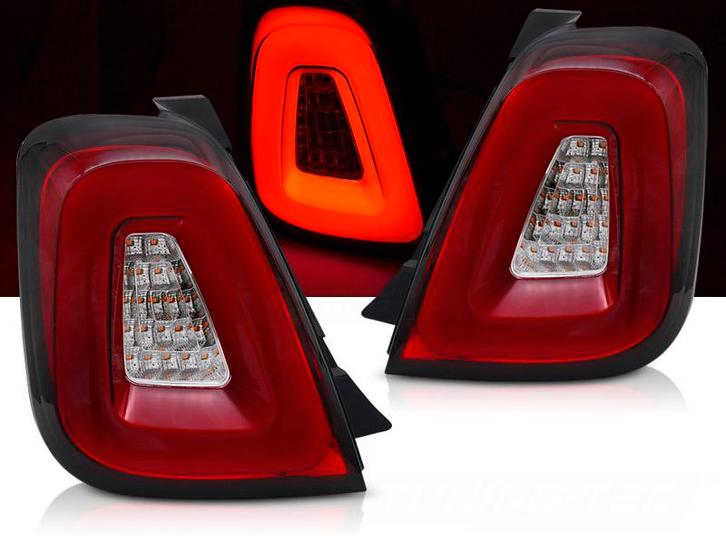 FULL LED bar achterlichten Red geschikt voor Fiat 500, Auto-onderdelen, Verlichting, Nieuw, Fiat, Verzenden