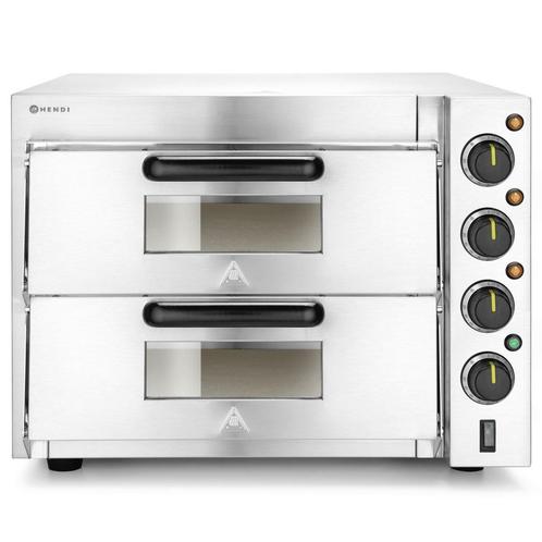 Pizzaoven | COMPACT | Elektrisch | 1+1x Ø39cm | 50°C/350°C, Zakelijke goederen, Horeca | Keukenapparatuur, Nieuw in verpakking