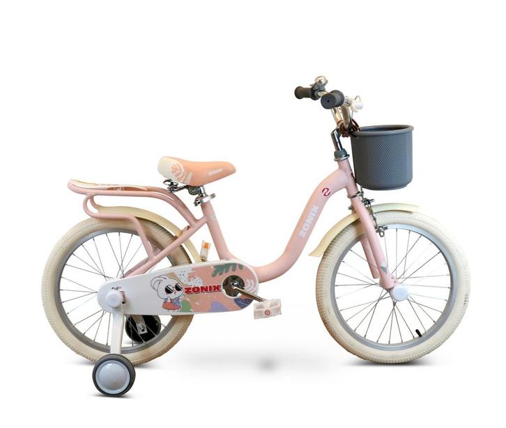 Zonix Meisjesfiets 18 Inch Licht Pastelroze  Kinderfiets Met, Fietsen en Brommers, Fietsen | Meisjes, Ophalen of Verzenden