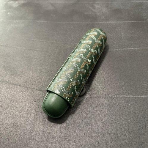 Goyard - Zonder Minimumprijs - Sigarendoos - Kaviaarleer -, Verzamelen, Rookartikelen, Aanstekers en Luciferdoosjes