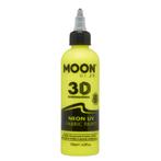 Moon Glow Neon UV Fabric Paint 125ml Intense Yellow 125ml, Hobby en Vrije tijd, Nieuw, Verzenden