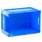 Stapelbak kunststof  L: 600, B: 400, H: 320 (mm) blauw, Bricolage & Construction, Casiers & Boîtes, Ophalen of Verzenden