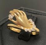 Zonder Minimumprijs - Ring - 18 karaat Geel goud - 0.09ct., Nieuw