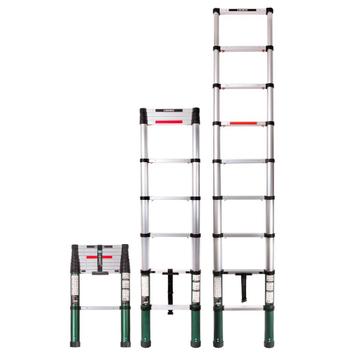 Telescopische ladder 2.6m met softclose en antislip