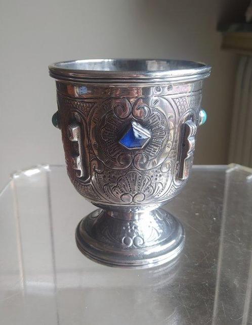 Verre à eau - Argent - Calice ou coupe en argent., Antiek en Kunst, Antiek | Zilver en Goud
