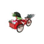 Figure en étain - Kerstdecoratie - fiets - Métal, Diversen, Nieuw