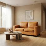 Leren bank Energy - 2 zits - Kenia Cognac (cognac) - Poten, Huis en Inrichting, Zetels | Zetels, 150 tot 200 cm, Nieuw, Ophalen of Verzenden