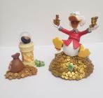 Disney Parks - Scrooge and his first dime - 2 figurines