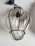 Geblazen originele Venetiaanse - Lamp - Kroonluchter - Glas,, Antiek en Kunst