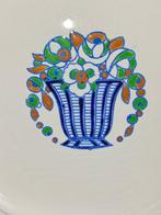 Boch Frères - Bord (10) - Flora - Aardewerk - 10 borden boch, Antiek en Kunst