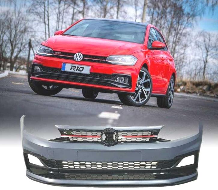 Pare Chocs Frontal Look Gti Para Pour Volkswagen Vw Polo VI, Auto-onderdelen, Carrosserie, Verzenden