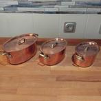 Kookpan (3) - Faitout koper rood, messing. - Professionele