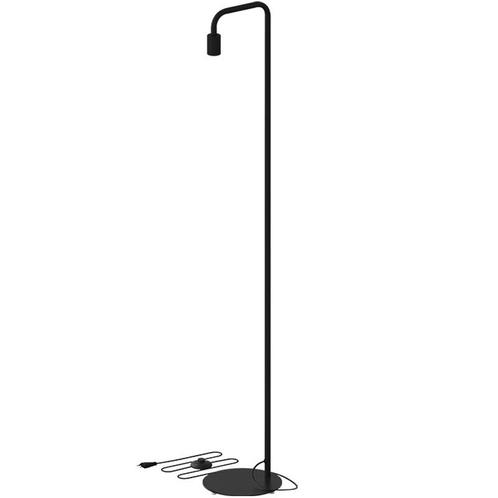 Calex Vloerlamp 155 cm zwart 180cm snoer en schakelaar E27, Maison & Meubles, Lampes | Autre, Envoi