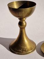 Kelk in verguld metaal met originele pateen - Calice (2) -, Antiek en Kunst