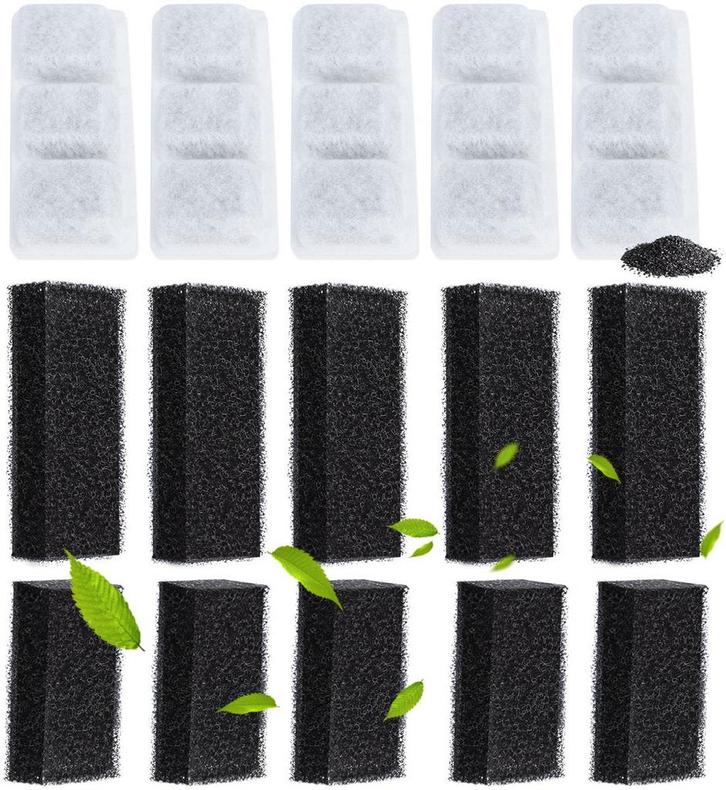 Nobleza Waterfilters voor 4L RVS Drinkfontein - Inclusief 5, Dieren en Toebehoren, Kattenvoerbakken en Drinkbakken, Nieuw, Verzenden