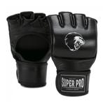 SuperPro MMA (kick)bokshandschoenen zwart/wit M, Sports & Fitness, Boxe, Verzenden