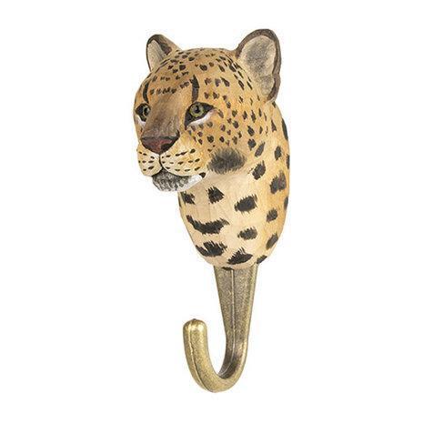 Kapstokhaak hout wandhaak kapstok Wildlife Garden LUIPAARD, Huis en Inrichting, Woonaccessoires | Kapstokken, Nieuw