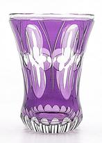 Meyrs Neffe Art Deco Faceted Crystal Glass Vase 1920 - Vaas, Antiek en Kunst