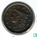 Verenigde Staten 1 cent 1838, Verzenden, Losse munt