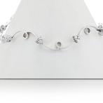 Bracelet - 18 carats Or blanc -  0.50ct. tw. Diamant, Handtassen en Accessoires, Antieke sieraden