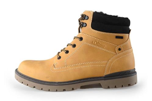 s. Oliver Veterboots in maat 42 Geel | 5% extra korting, Kleding | Heren, Schoenen, Overige kleuren, Gedragen, Boots, Verzenden