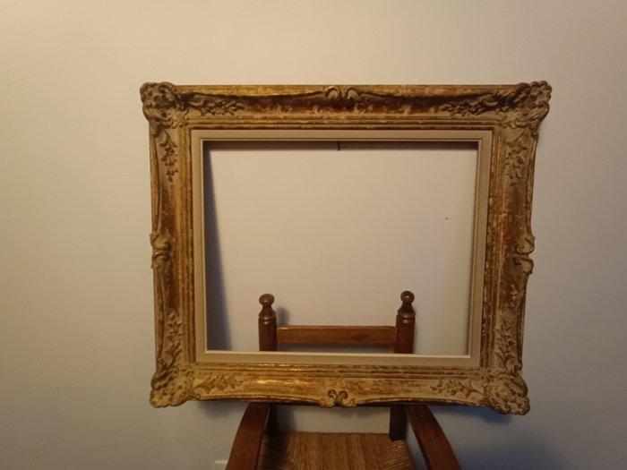 Cadre - Bois - Ancien cadre doré, Antiek en Kunst, Curiosa en Brocante