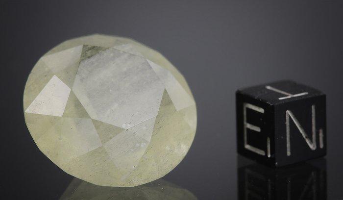 Libisch woestijnglas gemma - 9.8 g - (1), Verzamelen, Mineralen en Fossielen
