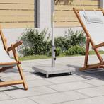 vidaXL Parasolvoet vierkant 30 kg graniet grijs, Tuin en Terras, Verzenden, Nieuw