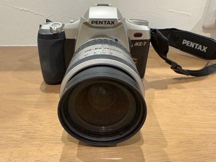 Pentax MZ-7 Silver 35mm Film SLR Camera with Zoom Lens, Date, Audio, Tv en Foto, Fotocamera's Analoog