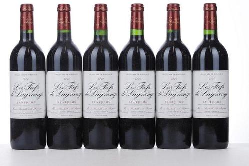 2000 x 6 1995 Chateau Les Fiefs de Lagrange, 1981Chateau, Verzamelen, Wijnen