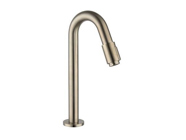 Veiling - Alterna tapkraan staand 27cm Piccolo geborsteld ni, Doe-het-zelf en Bouw, Sanitair