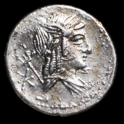 Romeinse Republiek. L. Julius Bursio, 85 v.Chr.. Denarius, Postzegels en Munten, Munten | Europa | Niet-Euromunten