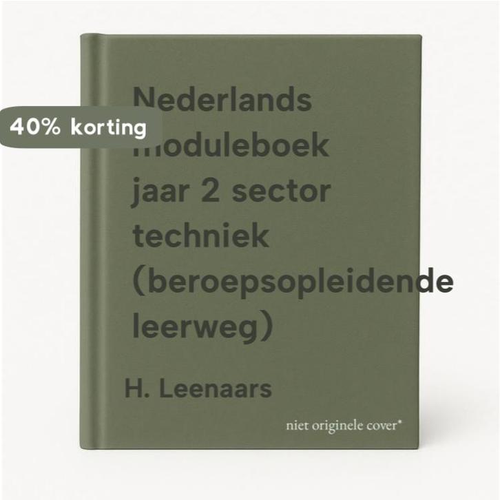 Nederlands moduleboek jaar 2 sector techniek, Boeken, Schoolboeken, Gelezen, Verzenden