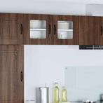 vidaXL Keukenkast aan de muur 2 pcs Bruin Eiken 40 x 31 x 40, Huis en Inrichting, Kasten | Overige, Verzenden, Nieuw
