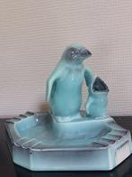 Asbak  (1) - art deco keramiek asbak pinguins