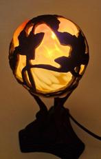 Tafellamp - Opaline glas, Gietijzer, Antiek en Kunst