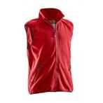 Jobman werkkledij workwear - 7501 fleece vest m rood, Nieuw